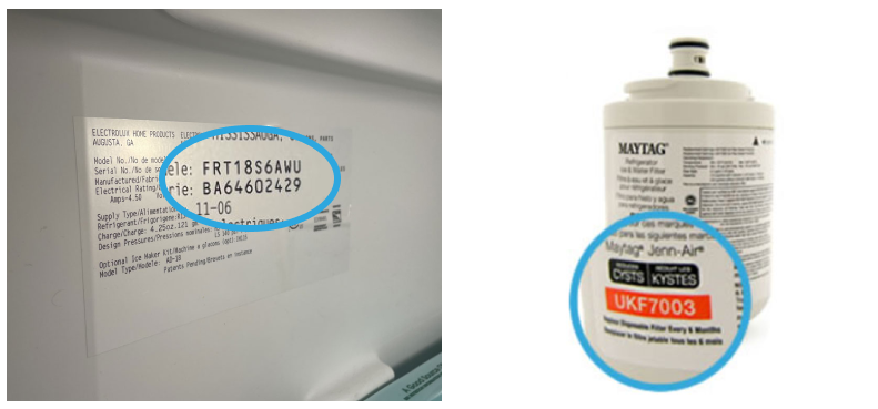 Finding product or appliance number