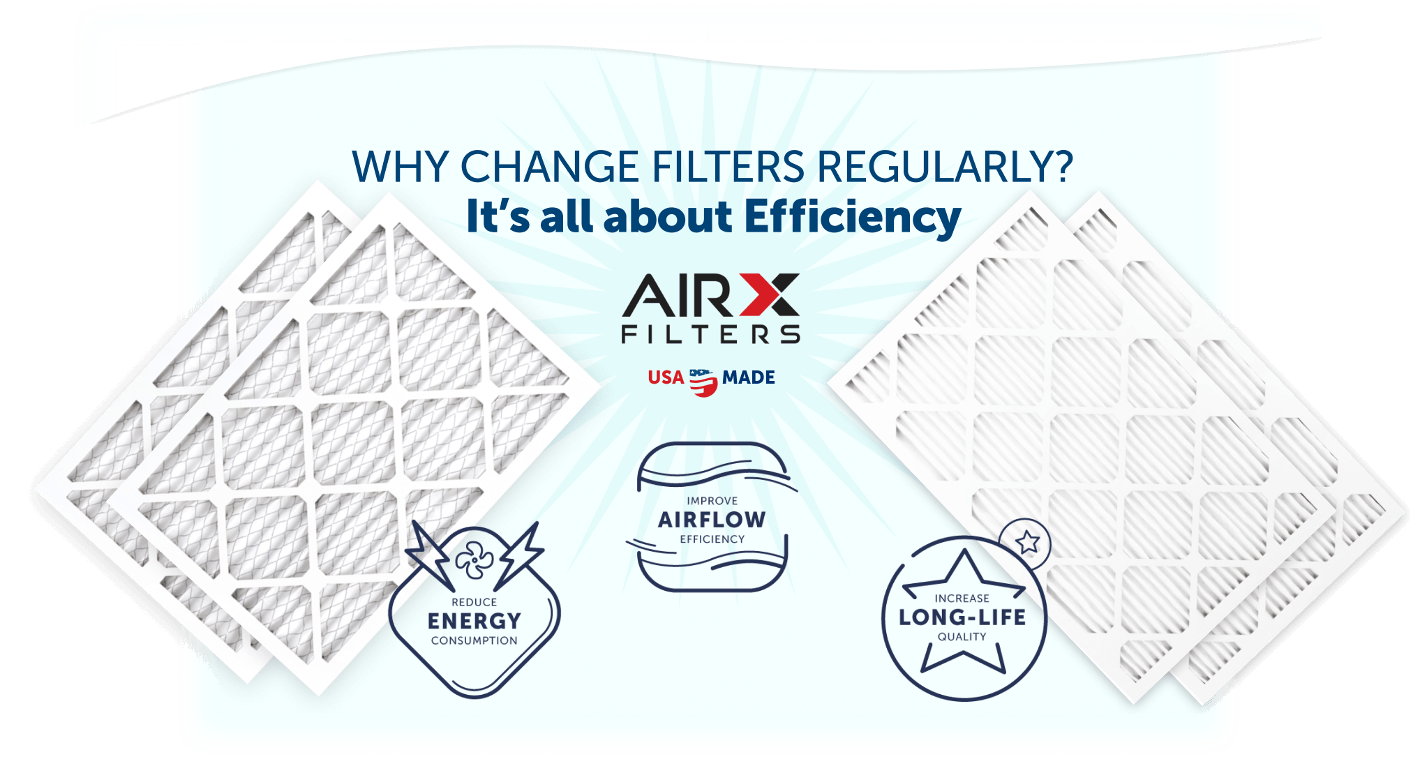 Why change filters regularly? It's all about efficiency.