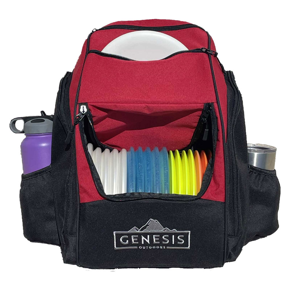 Genesis Outdoors Ultra Deluxe Backpack - Red